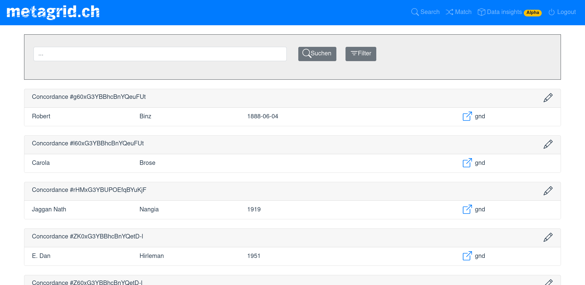 metagrid back office